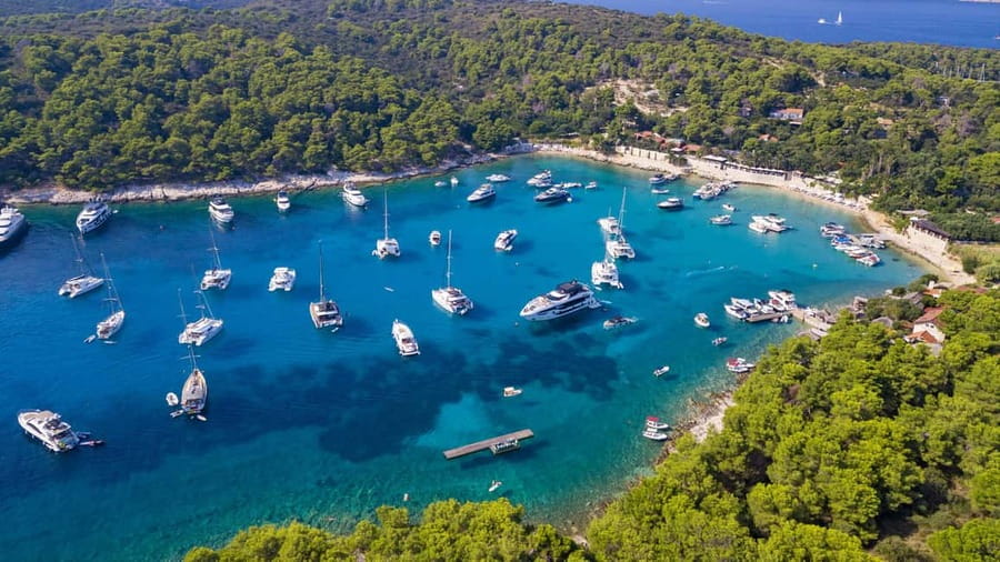 From Hvar: Blue Cave and Pakleni Islands Group Tour - Stiniva Bay Swim and Snorkel: The Soft Landing Between Caves