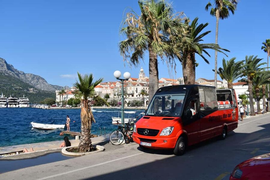 From Korcula Town: Local Wine & Sightseeing Half-Day Tour - The first viewpoint stop: Pupnatska Luka and a fast orientation
