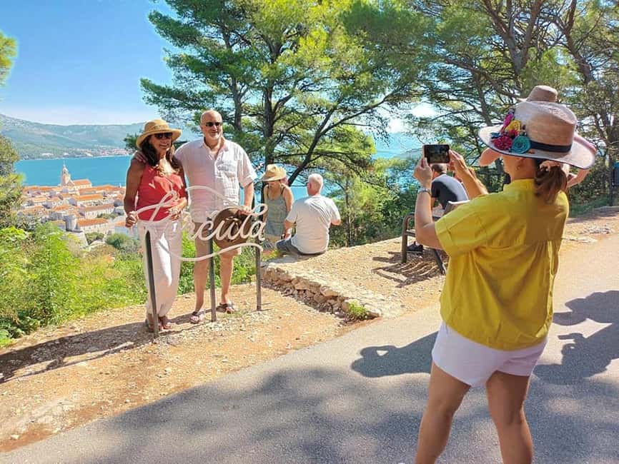 From Korcula Town: Local Wine & Sightseeing Half-Day Tour - Getting picked up, then easing into the island views
