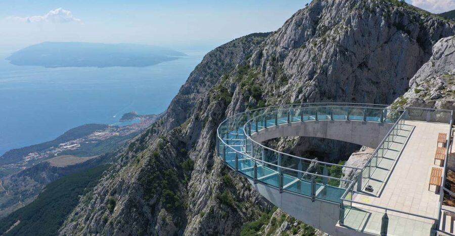 From Makarska: Biokovo Nature Park Guided Tour with Skywalk - Entering the Skywalk: what the glass deck gives you