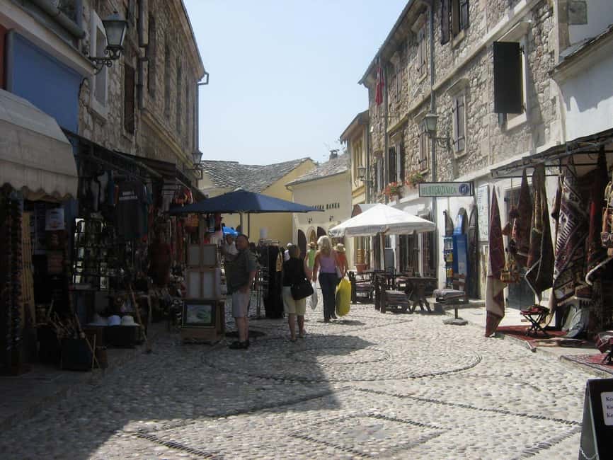 From Makarska: Mostar Day Trip - Bazaar alleys and Old Street wandering: crafts, food, and crowd-smart habits