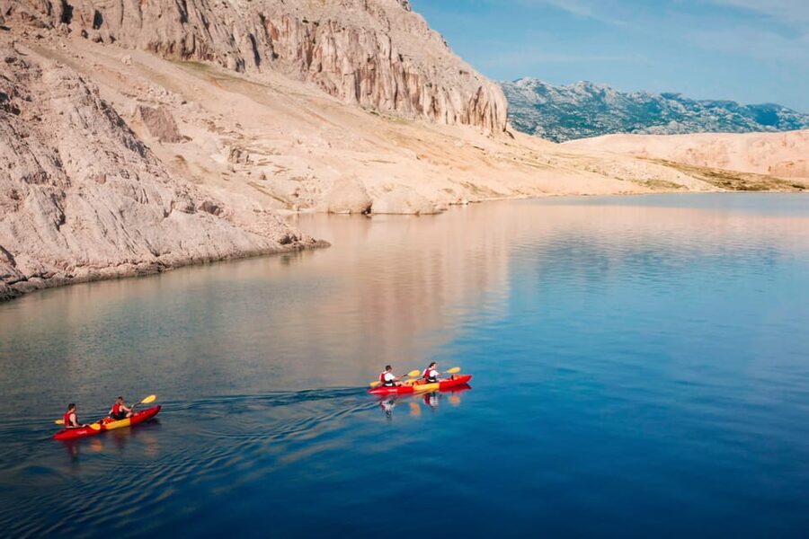 From Metajna/Novalja: Pag Bay Guided Sea Kayaking Tour - Under and through Gače Cave: when the shoreline turns rocky