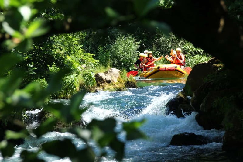 From Omiš: Cetina River Rafting Trip with Underwater Cave - Base camp welcome: coffee, snacks, and a safety-first briefing