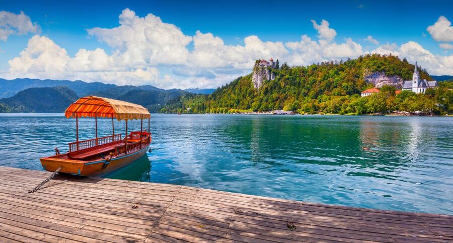 From Porec: Alpine Jewel Lake Bled - Lake Bled shoreline time: pins, peaks, and the Sound of Music vibe