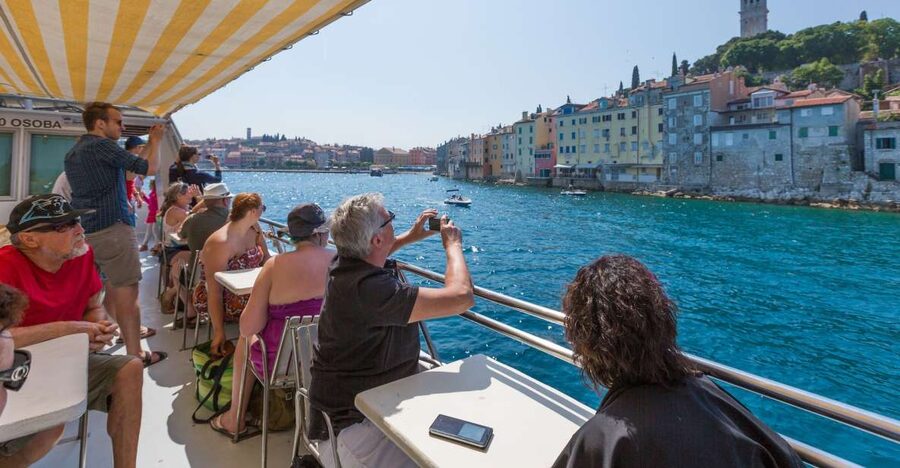 From Pula: Day Cruise to Rovinj, Lim Fjord, and Red Island - Setting Sail From Pula, Finding Boat Ariete
