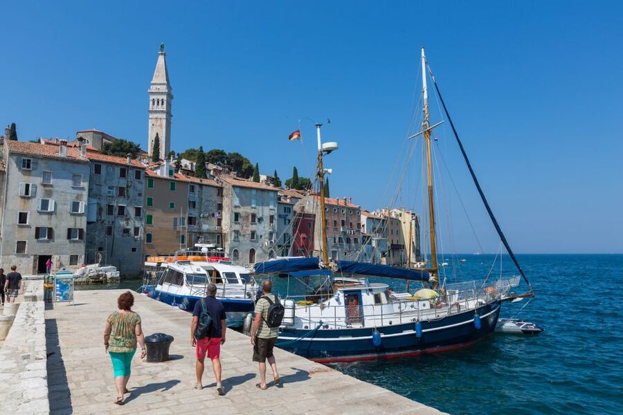 From Pula: Day Cruise to Rovinj, Lim Fjord, and Red Island - Lim Fjord Cruising With Mediterranean Lunch and Dolphin Chances