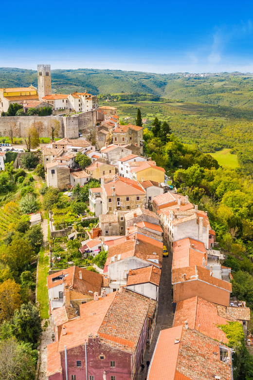 From Pula/Medulin: Istria Tour + Poreč, Motovun and Groznjan - Picking up in Pula or Medulin, then getting comfortable on the road
