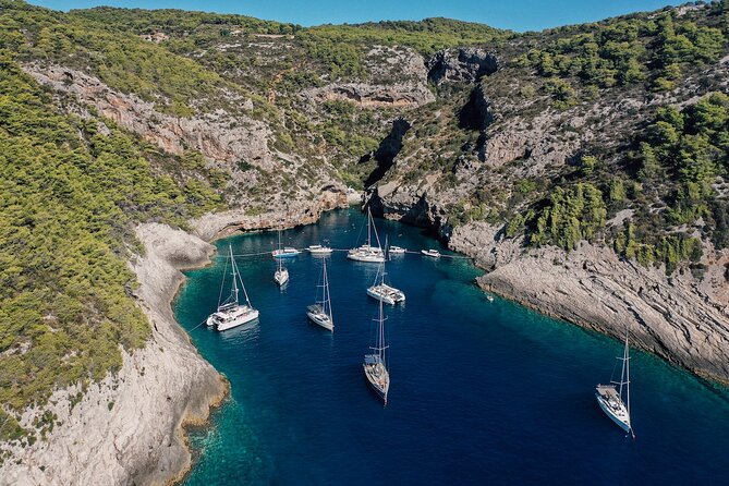 From Split: Blue cave & 5 Islands tour - Hvar town time: 1 hour 40 minutes to around 2 hours for real sightseeing