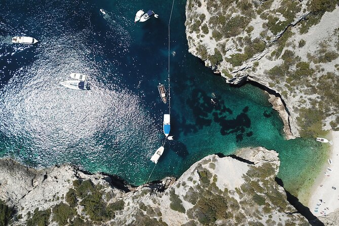 From Split: Blue cave & 5 Islands tour - Pakleni Islands: last stop, pine scents, and a sunset finish