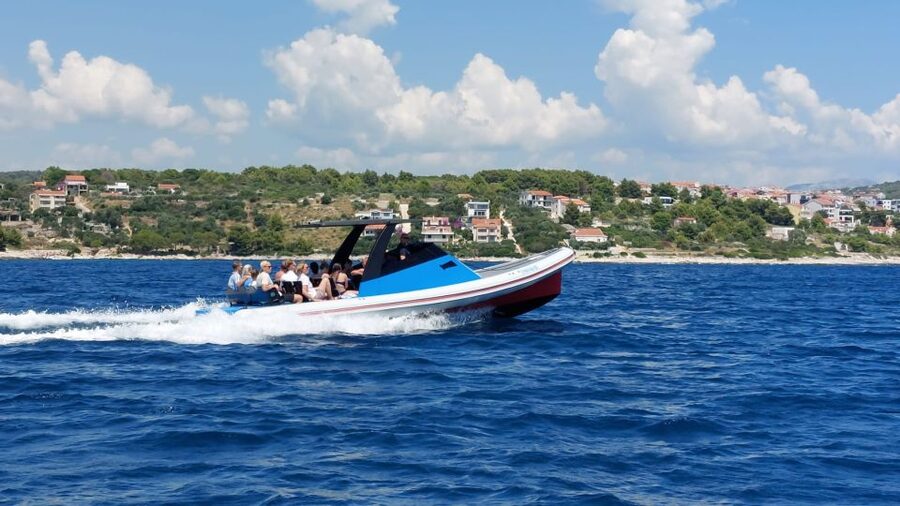 From Split: Blue Cave and 5 islands-Day Tour - Biševo Blue Cave: the neon light moment, minus the long wait