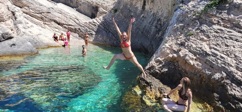 From Split: Blue Cave, Hvar, Mamma Mia, 5 Islands boat Tour - Limestone caves and Stiniva Cove: photo stops that still matter