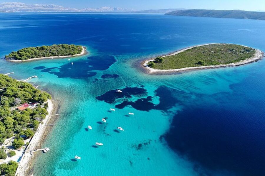 From Split: Blue Lagoon & 2 Islands half-day Private - Split to Trogir: Quick Ride, Real Views, No Waiting Around