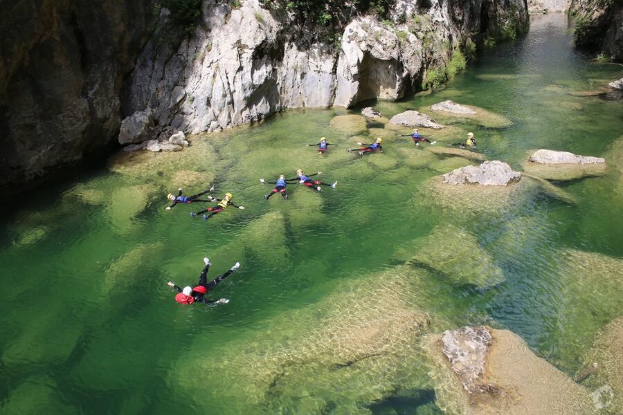 From Split: Canyoning on the Cetina River - Getting from Split to Zadvarje: transport and the start-point feel