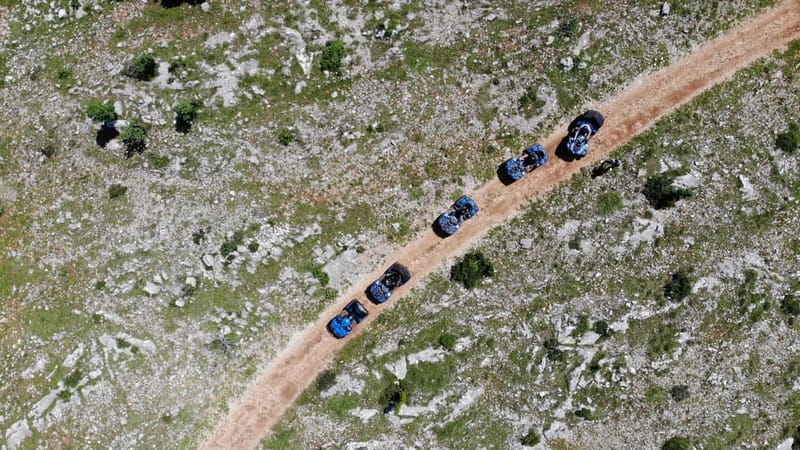 From Split: Dinara Nature Park Quad Adventure with Swimming - From Split to Hrvace: how this half-day really starts