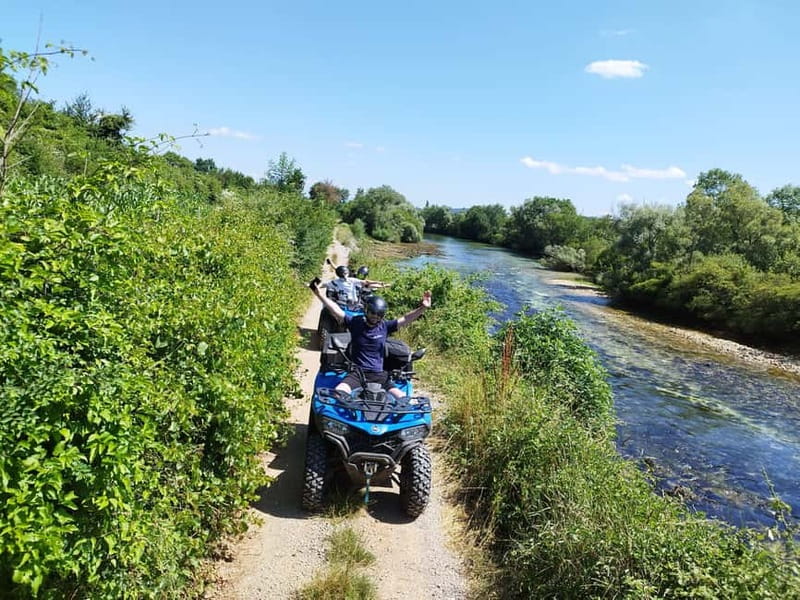 From Split: Dinara Nature Park Quad Adventure with Swimming - The ride itself in Dinara Nature Park: asphalt to dirt to views
