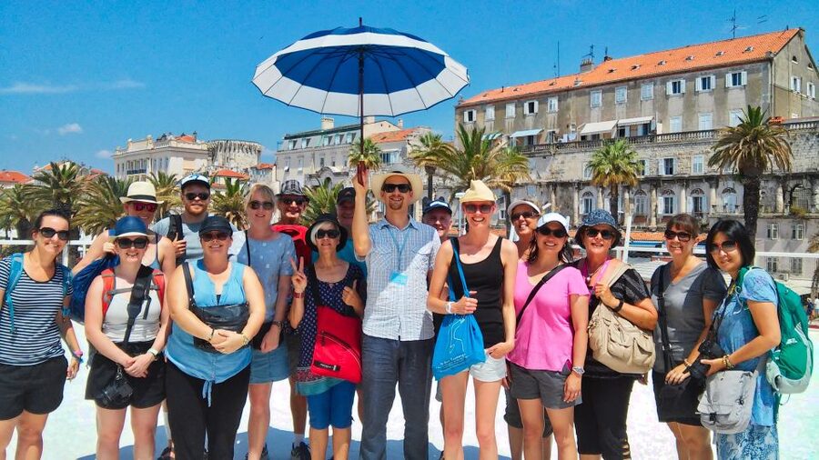 From Split: Half-Day Tour of Trogir Old Town in Small Group - The guided walking tour in Trogir: how the guide turns streets into stories