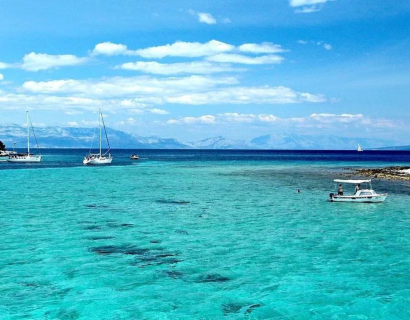 From Split: Islands & Blue Lagoon Cruise with Lunch & Drinks - Sailing past Čiovo and using your one hour in Trogir