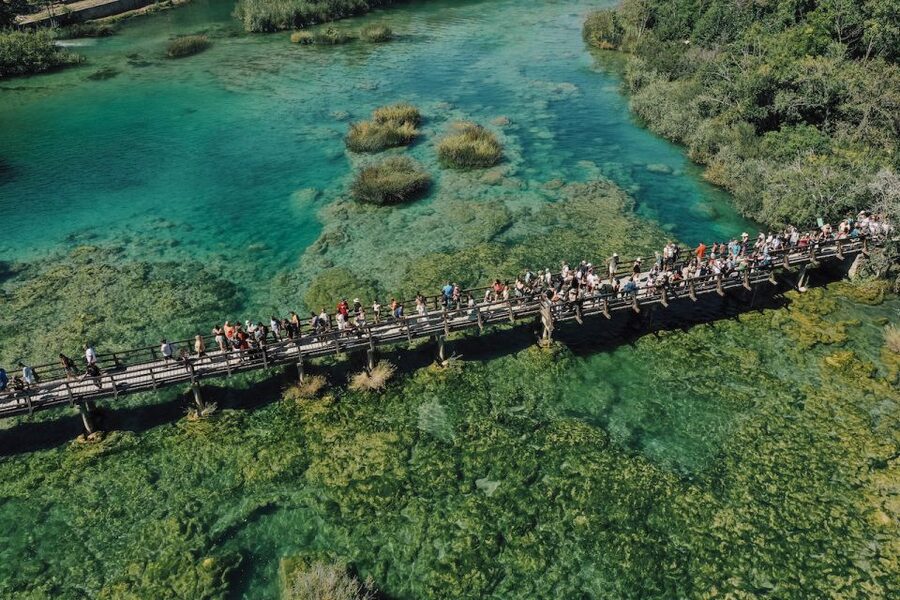 From Split: Krka Waterfalls Tour with Boat Cruise & Swimming - The Jaruga hydroelectric power plant stop, energy meets scenery