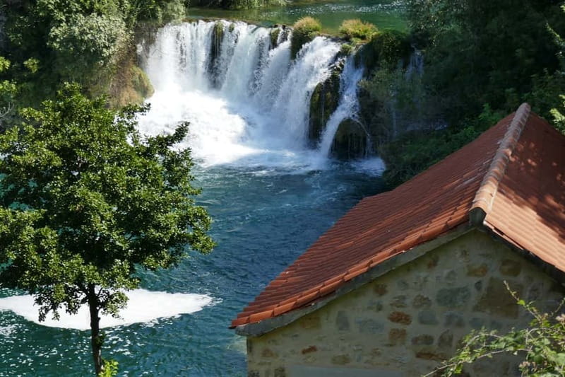 From Split: Krka Waterfalls with Riverboat Ride & swimm stop - Split to Krka in one smooth, scheduled day