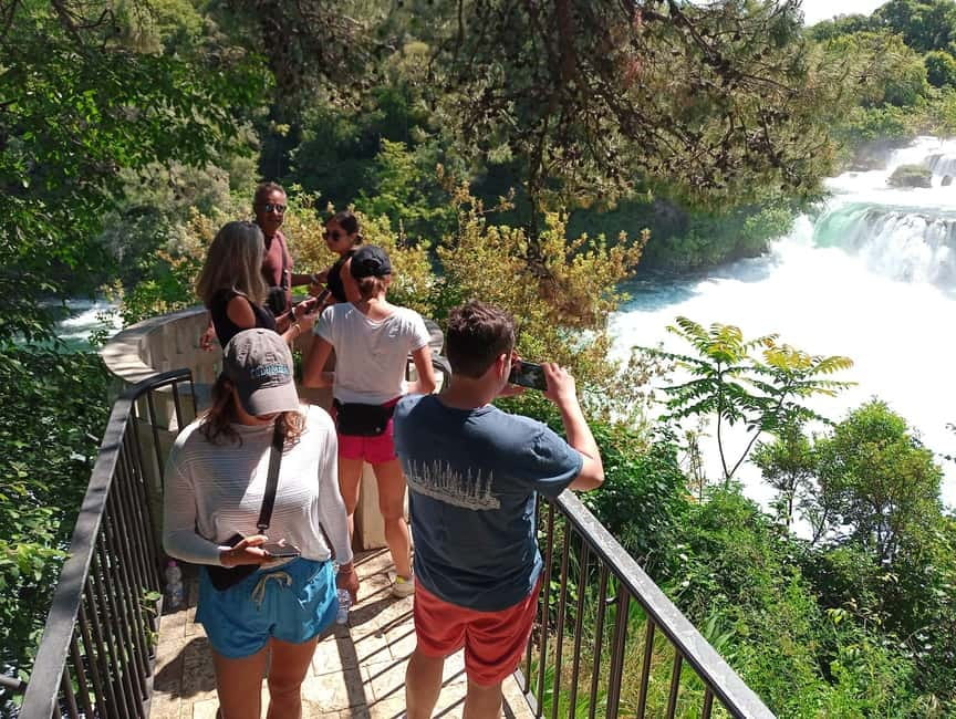 From Split: Krka Waterfalls with Wine & Cheese Tasting Tour - Skradin Free Time and Swimming Where the River Meets the Adriatic