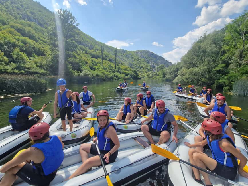 From Split/Omiš: Cetina River Rafting with Optional Transfer - The 11 km Cetina float: canyon views and real paddling