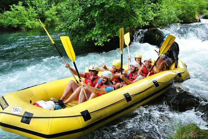 From Split/Omiš Guided White Water Rafting Tour on Cetina River - Swimming, cliff jumping, and the variety that keeps it interesting