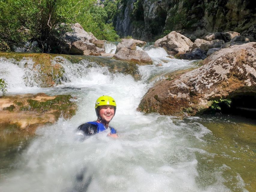 From Split or Zadvarje: Cetina River Canyoning - The “special effects” part: subterranean tunnels and the Gubavica payoff