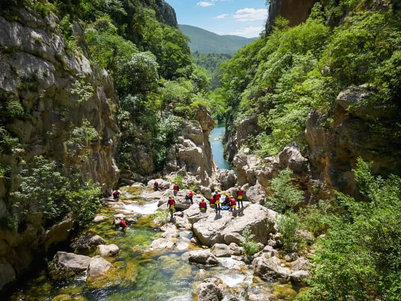 From Split/Šestanovac: Canyoning on Cetina River - Inside the Canyon, Slides, Jumps, Water, and Waterfalls