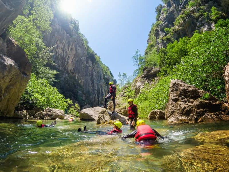 From Split/Šestanovac: Canyoning on Cetina River - Exiting the Route, Drying Off, and Getting Back to Split