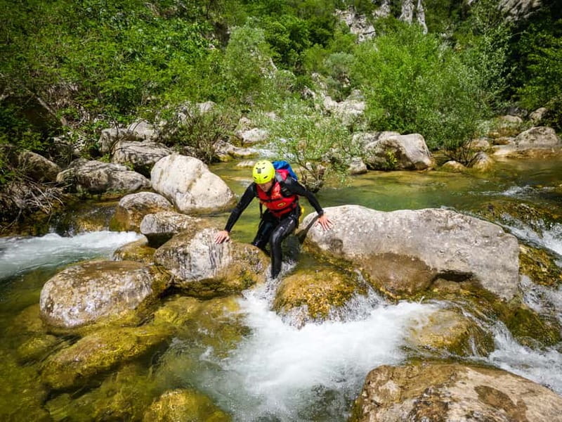 From Split/Šestanovac: Canyoning on Cetina River - Guides Who Keep You Safe and Still Make It Fun