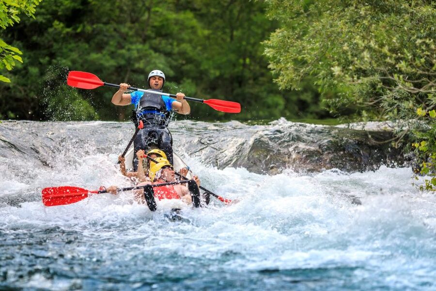 From Split/Šestanovac: Whitewater Rafting on Cetina River - Skipper mode: the mini-raft experience