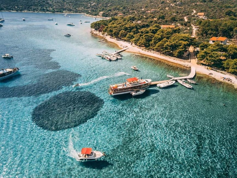 From Trogir: Blue Lagoon & Šolta Cruise with Lunch & Drinks - Getting to the boat in Trogir, and what Solo is like
