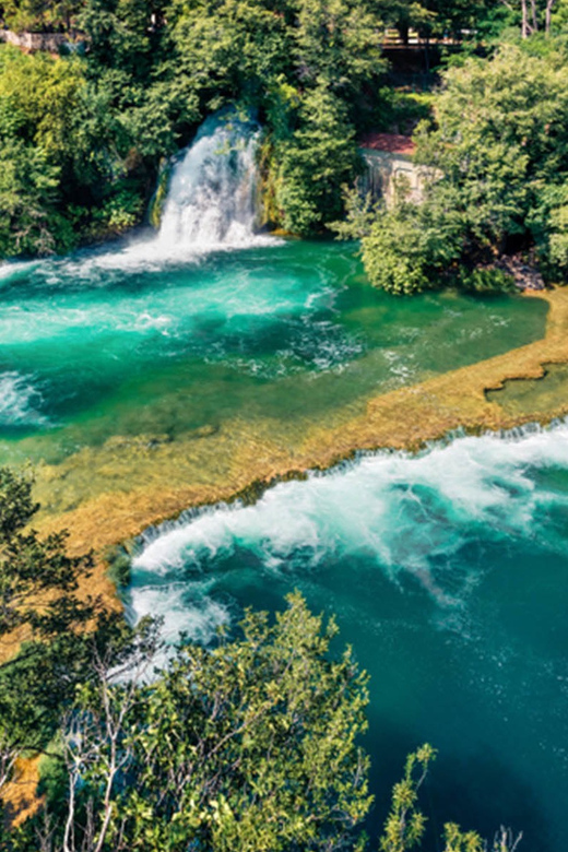 From Trogir, Seget & Okrug: Krka Waterfalls & Swimming - How This Krka and Skradin Day Works in Real Time