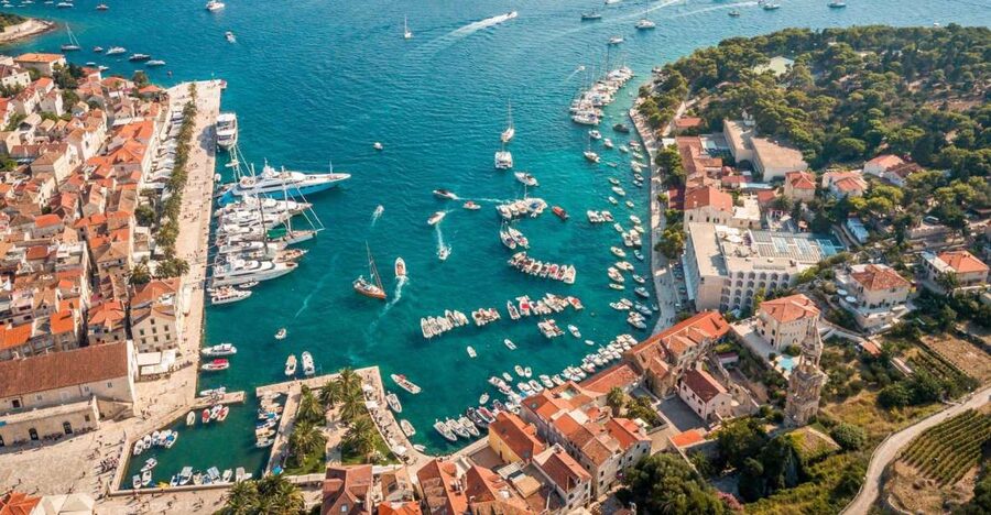 From Trogir/ Split: Hvar & Pakleni Islands Private Boat Tour - Hvar town time: waterfront wandering, cathedral area, and Fortica photos