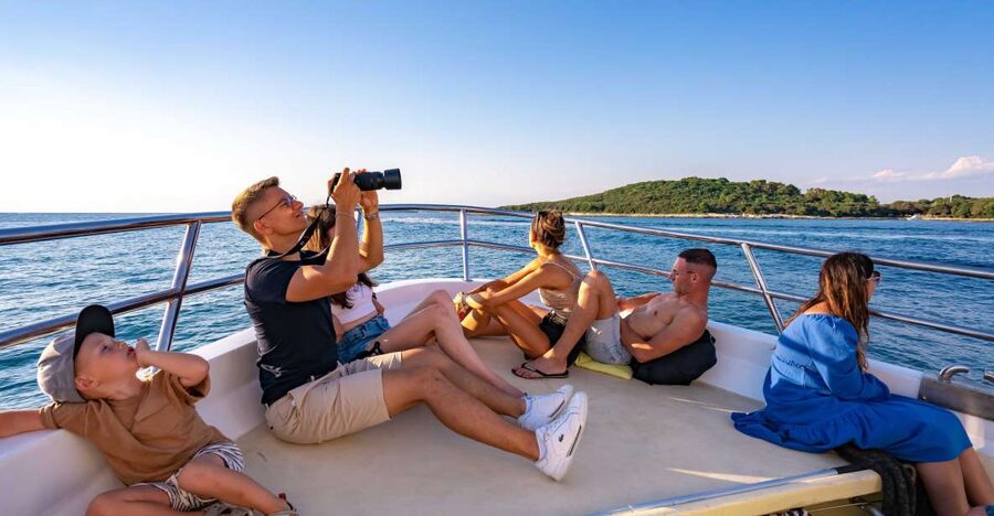 From Vrsar: Lim Bay, Pirate Cave and Rovinj Visit - Getting on board in Vrsar: the Lidija Tours meeting point