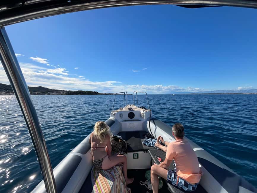 From Zadar: 3 magical stops with a cold drink - What the speedboat ride feels like in real life