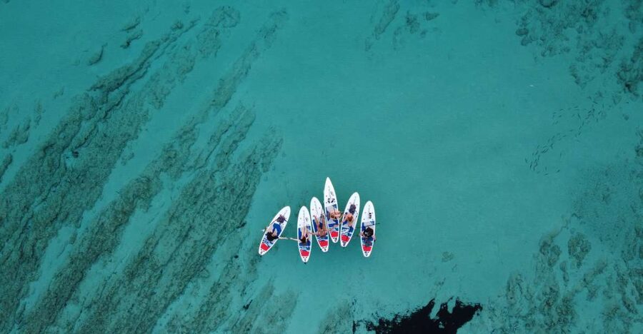 From Zadar: Full Day Dugi Otok Guided Paddle Board Tour - Ferry to Brbinj from Gaženica port, then straight to SUP mode