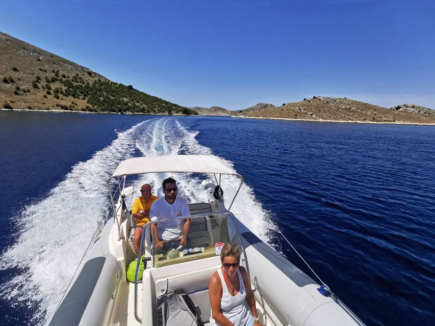 From Zadar: Private Speedboat Tour of Kornati National Park - How the skipper can change everything (Ivan and Rocco included)