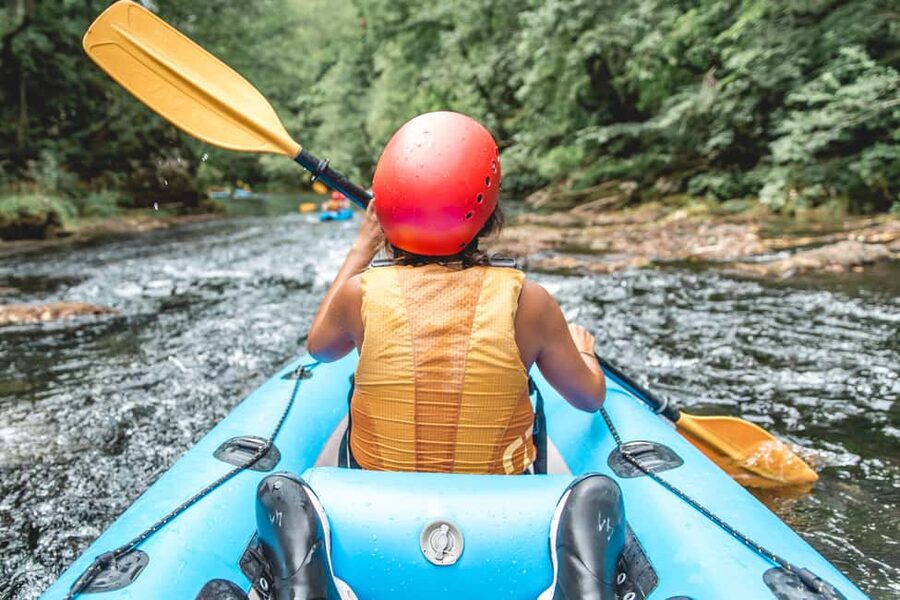 From Zagreb: Mrežnica kayaking & Rastoke village - day trip - Mrežnica canyon kayaking: waterfalls, emerald water, and the thrill factor