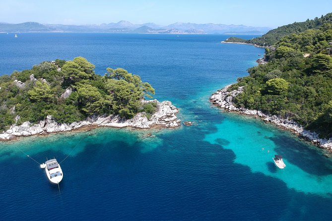 Full day Private Boat Tour to Elaphite Islands and South Mljet - Dubrovnik from the water, plus free refreshments right away