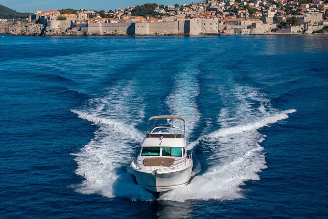 Full-Day Private Yacht Tour to the Elafiti Islands - Šipan: fisherman island dining and a secluded swim bay