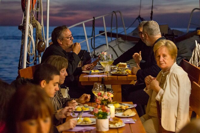 Gastro Cruise | Dinner and Boat ride around Dubrovnik Old Town - From Porat to the City Walls at night