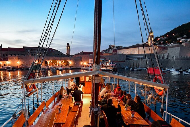 Gastro Cruise | Dinner and Boat ride around Dubrovnik Old Town - The Lokrum Island loop and the view across the water