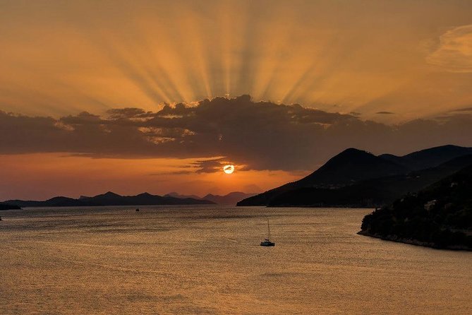 Golden hour SUNSET CRUISE from Dubrovnik Old Town - Old Town from the sea: walls, rooftops, and your best photo angles