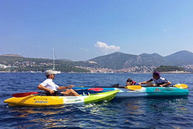 Guided kayaking tour to Pakleni islands - The kayak setup: sit-on-top stability and waterproof peace of mind