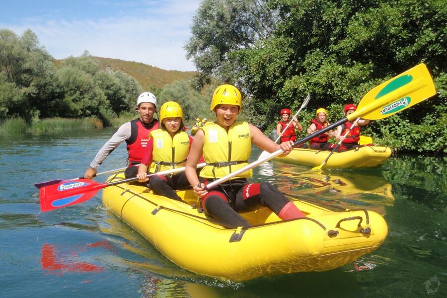 Half-Day Cetina River Rafting - Safety talk, helmets, and instructors who take it seriously