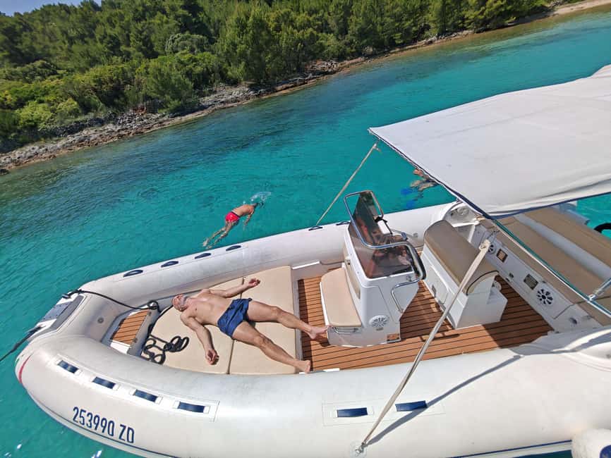 half day group speedboat tour of the islands around Zadar - Preko Is Your Land Break, Not a Big Production