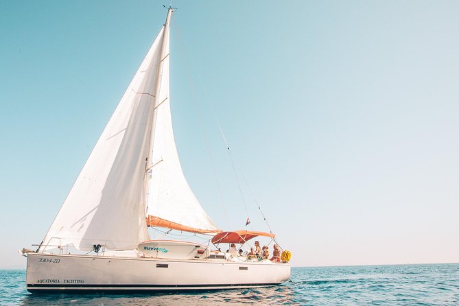 Half Day Sailing on a comfort yacht around Hvar and Pakleni islands- small group - Stop 1 at the Pakleni Islands: your first swim and snorkel window