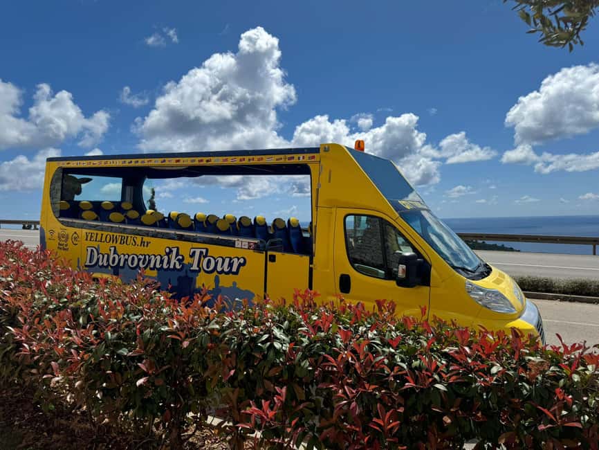 Hop-On Hop-Off Yellow Cabrio Tour: See Dubrovnik in 90mins - Comfort, WiFi, and the small perks that add up