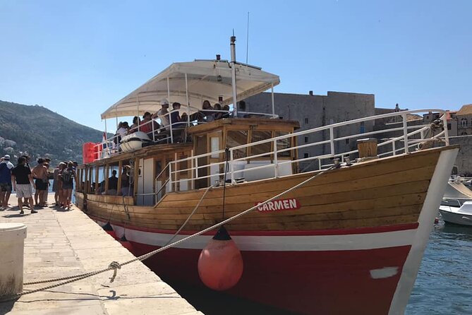 Island Hopping & City Walls Cruise with Food and Open Bar - Kolocep Island Stop 1 for Swimming and a Quick Walk (45 Minutes)